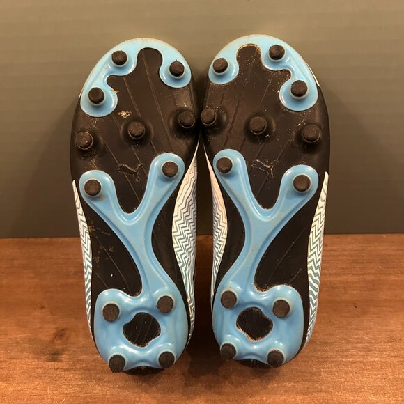 Puma Kids Blue White Rapido II FG Soccer Cleats 106063-04 Size 12C - Picture 8 of 8